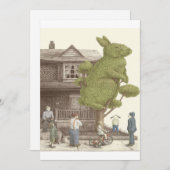 ザナイトガーデナー – ウサギの木 |ウサギの写真 シーズンカード (正面/裏面)