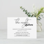 ザナイトリハーサルディナー招待状カード セーブザデート (スタンド正面)