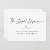ザナイトリハーサルディナー招待状 ポストカード (正面/裏面)