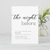 ザナイトリハーサルディナー招待状 招待状 (スタンド正面)