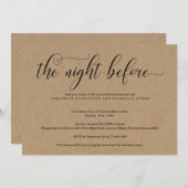 ザナイトリハーサルディナー招待状 招待状 (正面/裏面)