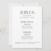 ザナイトリハーサルディナー招待状 招待状 (裏面)