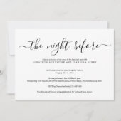 ザナイトリハーサルディナー招待状 招待状 (正面)
