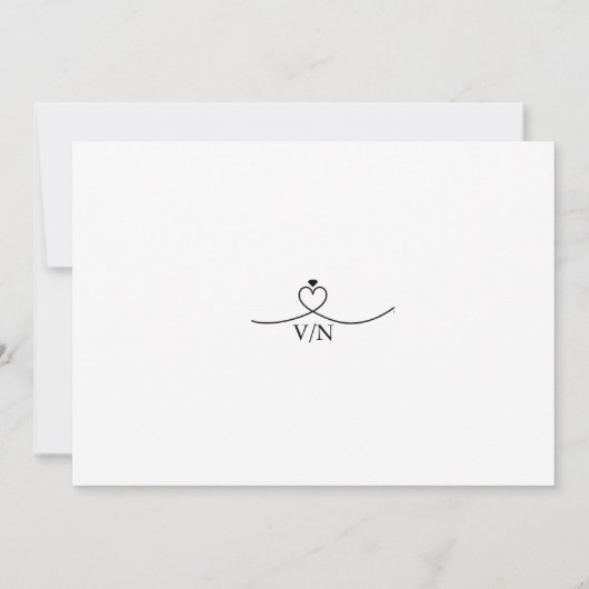 ザナイトリハーサルディナー招待状 招待状 (裏面)