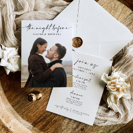 ザナイトリハーサルディナー招待状 招待状