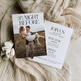 ザナイトリハーサルディナー招待状 招待状