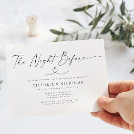 ザナイトリハーサルディナー招待状 招待状