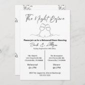 ザナイトリハーサルディナー招待状 招待状 (正面/裏面)