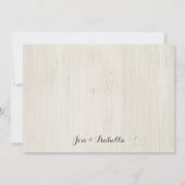 ザナイトリハーサルディナー招待状 案内状 (裏面)