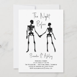 ザナイトリハーサル前ディナー招待状ホワイト 招待状