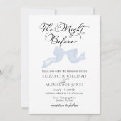 ザナイトリハーサル前ディナー招待状ボウ 招待状 (正面)