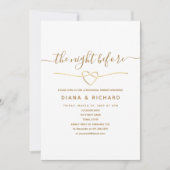 ザナイトリハーサル金ゴールドディナー 招待状 (正面)