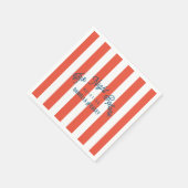 ザナイト・ファイブズ – ダニエラ&ケーシー スタンダードカクテルナプキン (角)