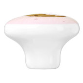 ザナツクラッカースイートバニーオンムーンセラミックノブ セラミックノブ (側面)