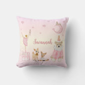 ザナツクラッカースイートピパーソナライズされたンク子供部屋 クッション (正面)