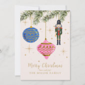 ザナツクラッカーフラットホリデーカード シーズンカード (正面)