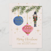 ザナツクラッカーフラットホリデーカード シーズンカード (正面/裏面)