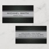 ザナドゥエレガント水玉模様パターン 名刺 (正面/裏面)