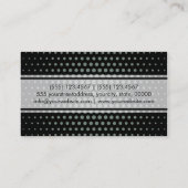 ザナドゥエレガント水玉模様パターン 名刺 (裏面)