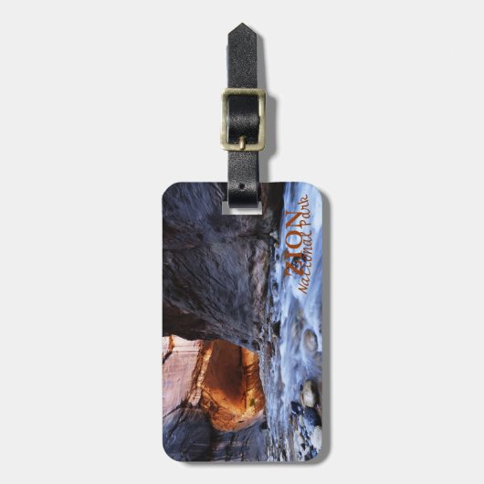 ザナロウズイオン国立公園カスタムラゲッジタグ ラゲッジタグ (正面縦)