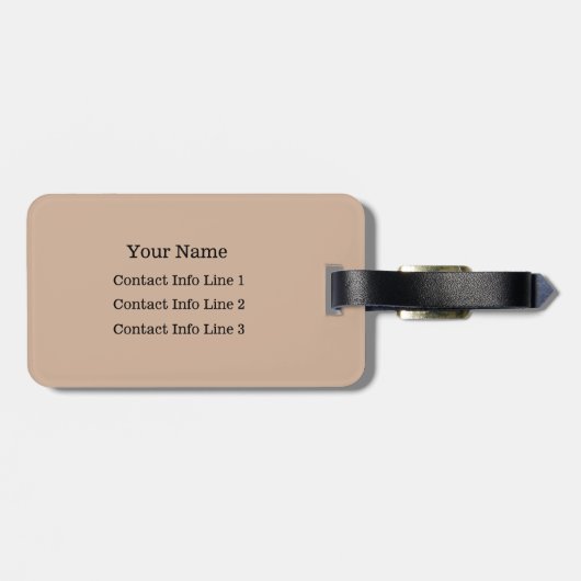 ザナロウズイオン国立公園カスタムラゲッジタグ ラゲッジタグ (裏面横)