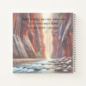 ザナローズ/ジオン国立公園&引用文 ノートブック (裏面)