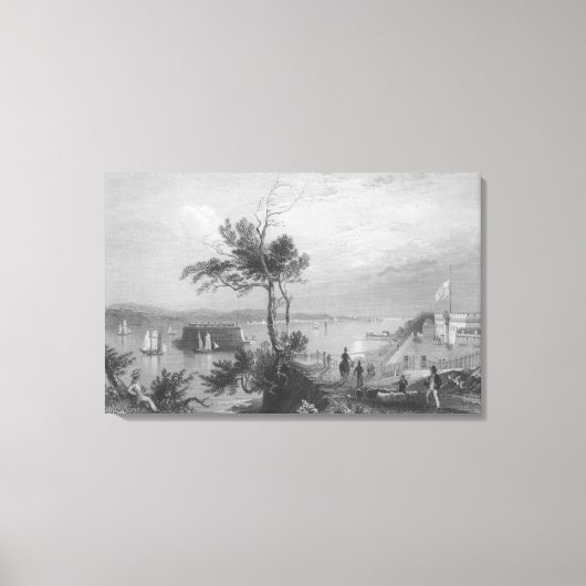 ザナローズfrom Fort Hamilton キャンバスプリント (正面)