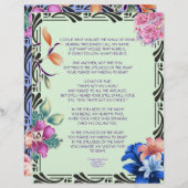 ザナローロードポエトリーパーソナライズされた紙 (正面/裏面)