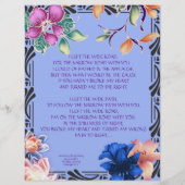 ザナローロードポエトリーパーソナライズされた紙 (裏面)