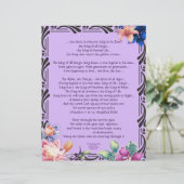 ザナローロード著作パーソナライズされた紙 (スタンド正面)