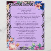 ザナローロード著作パーソナライズされた紙 (正面/裏面)