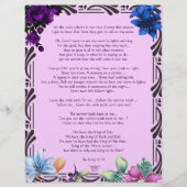 ザナローロード著作パーソナライズされた紙 (裏面)