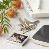 ザニューウェッズカスタム写真 キーホルダー (側面)