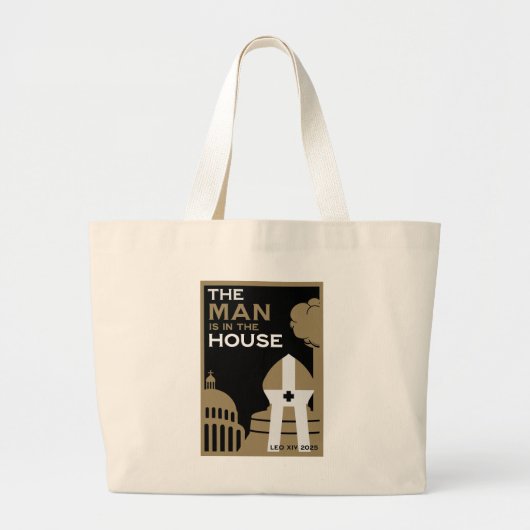 ザニューポープ2025 ラージトートバッグ (正面)