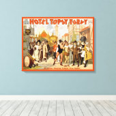 ザニューミュージカルコメディホテルトプシーターヴィ キャンバスプリント (インサイチュ (ウッドフロア))