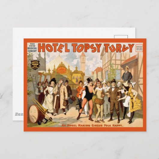 ザニューミュージカルコメディホテルトプシーターヴィ ポストカード (正面/裏面)