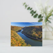 ザニューリバーゴージアットホークスネスト州パーク ポストカード (スタンド正面)