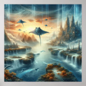 ザニューワールドファンタジーアート ポスター (正面)