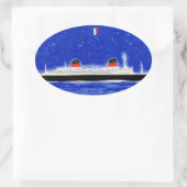 ザニューssフランス 楕円形シール (バッグ)