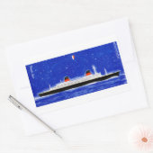 ザニューssフランス 長方形シール (封筒)