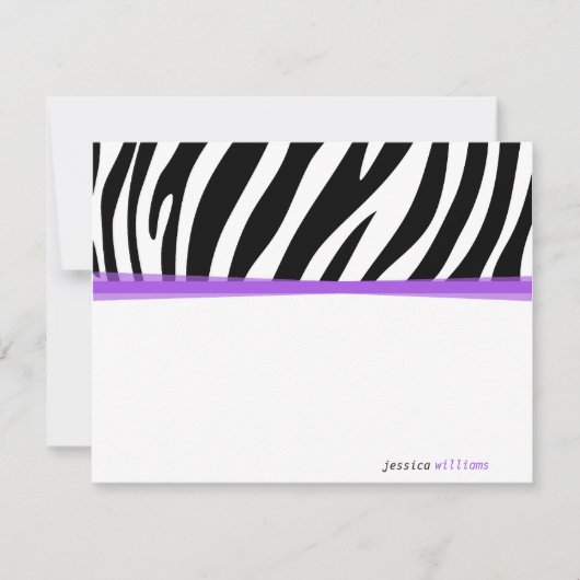 ザニーゼブラ 招待状 (正面)