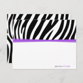 ザニーゼブラ 招待状 (正面/裏面)