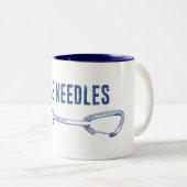 ザニードル登山クイックドロー ツートーンマグカップ (正面右)