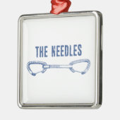 ザニードル登山クイックドロー メタルオーナメント (左)