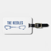 ザニードル登山クイックドロー ラゲッジタグ (正面横)