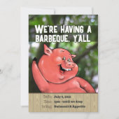 ザニーピグローストサマーバーベキューカスタム招待状 招待状 (正面)