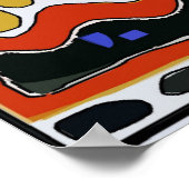 ザネイバーズ抽象芸術ジャズフェスティバル ポスター (角)