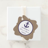 ザネイビーいかりオンバーラップビーチ結婚式コレクション フェイバータグ (インサイチュ)