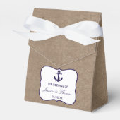 ザネイビーいかりオンバーラップビーチ結婚式コレクション フェイバーボックス (正面サイド)