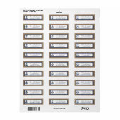 ザネイビーいかりオンバーラップビーチ結婚式コレクション ラベル (フルシート)